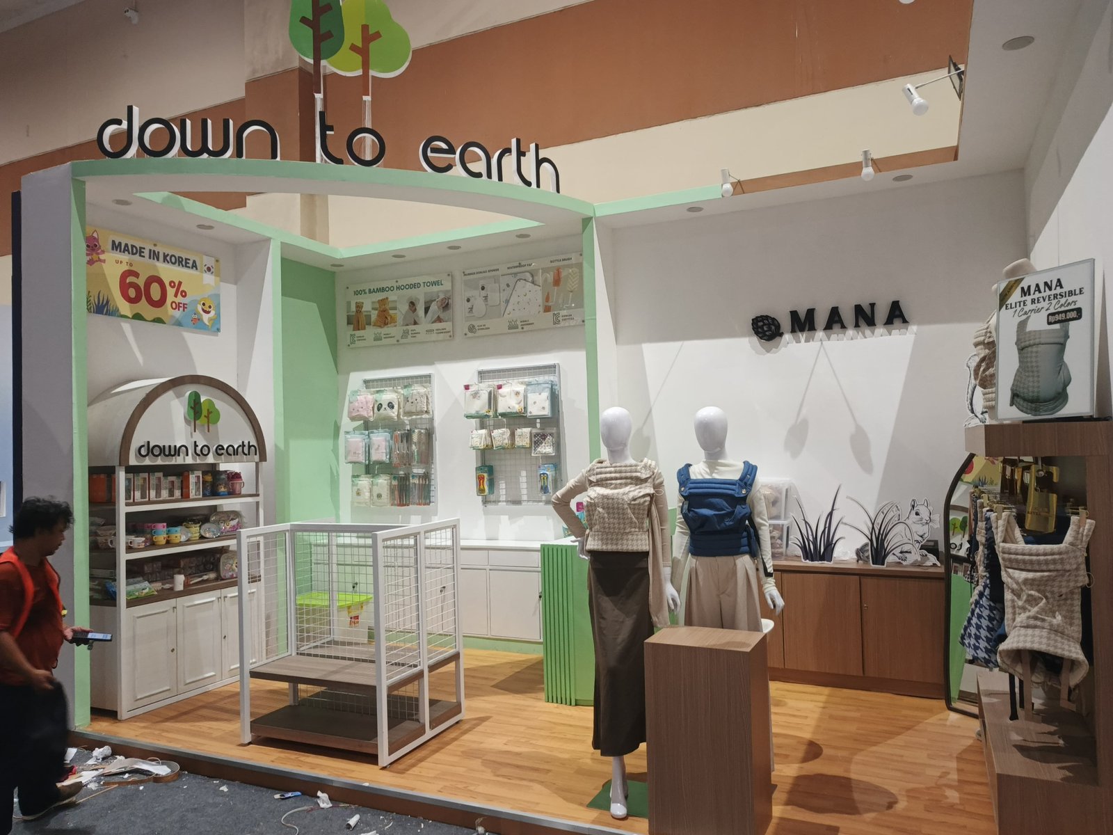 Booth Down To Earth di Mommy and Me & Imbex