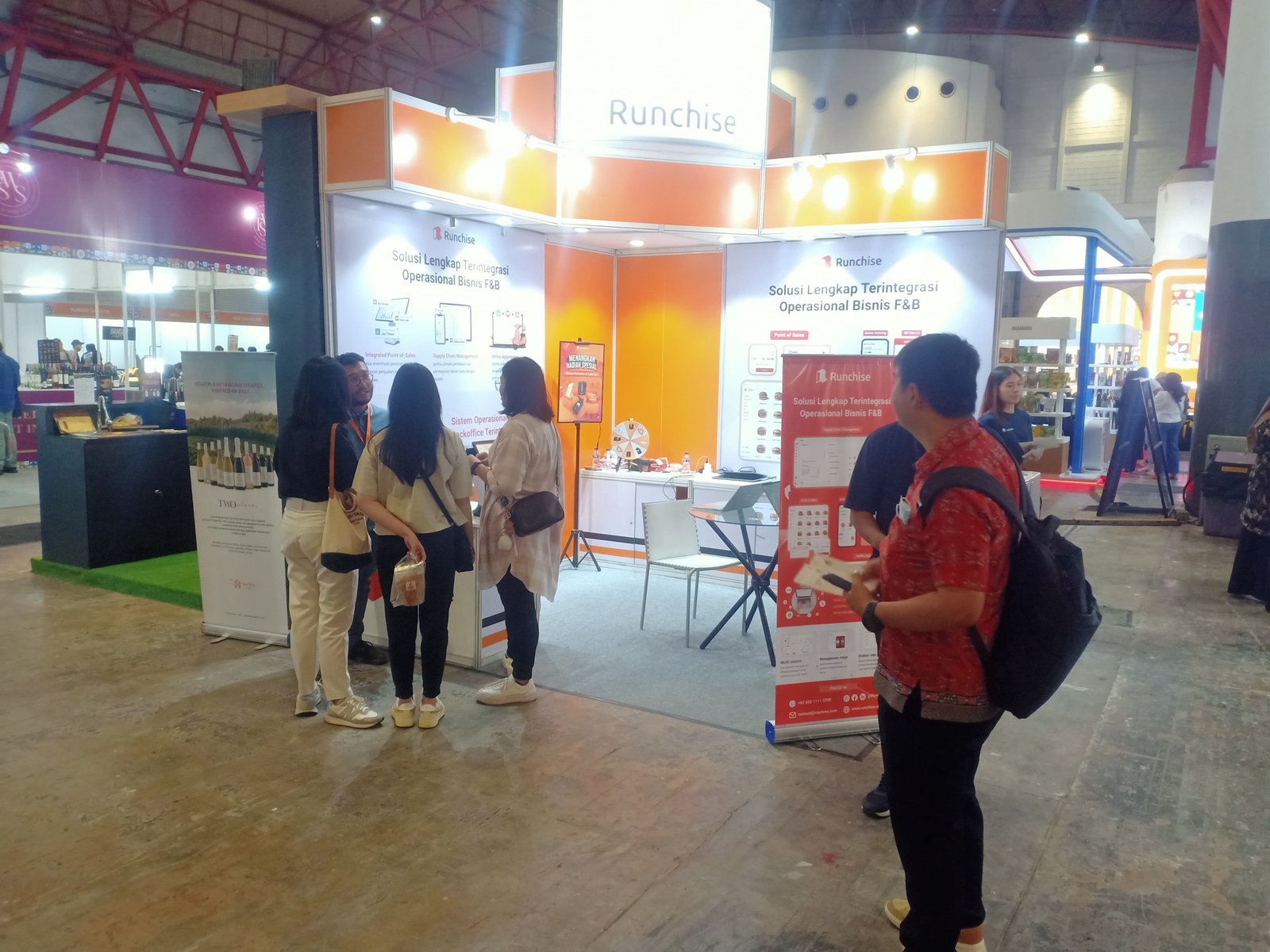 Booth pameran Yummy Indo Exhibition 2024